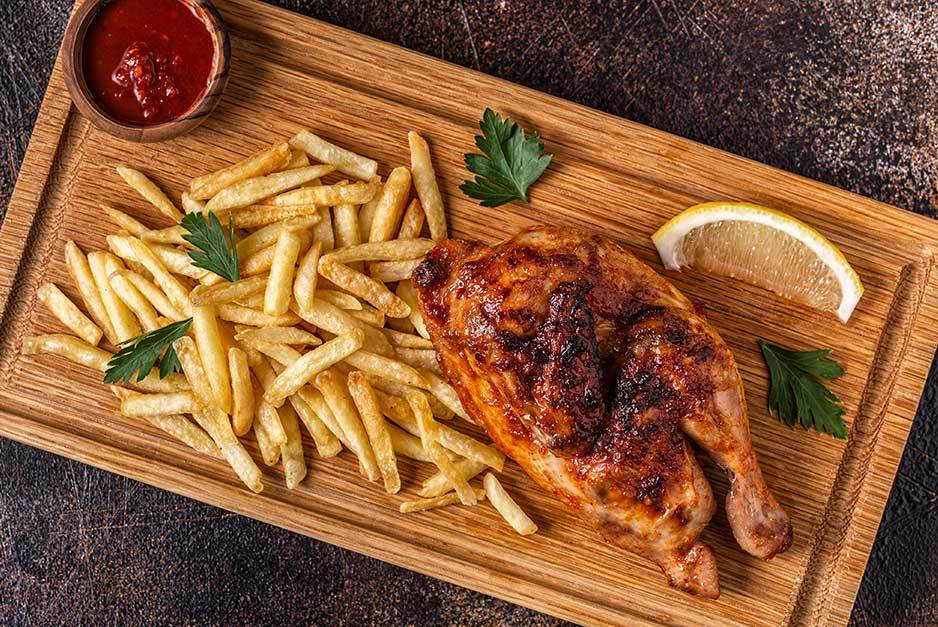 Order tempting chicken online from Perico Peri Peri Chicken and Pizzas