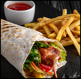 Order classic burgers and kebabs from Perico Peri Peri Chicken and Pizzas