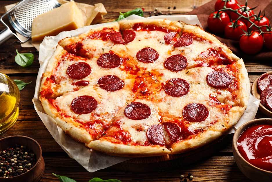 Order a classic pizza online from Perico Peri Peri Chicken and Pizzas